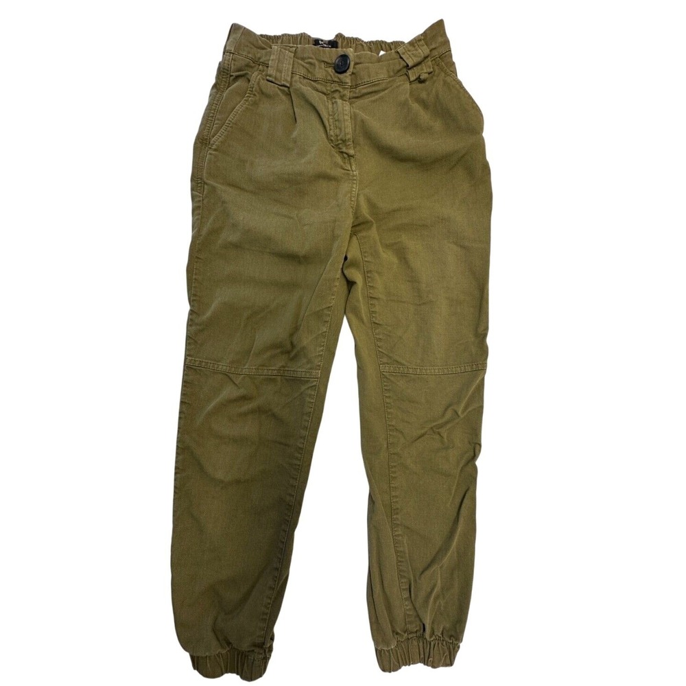 Bershka Olive Cargo Pants women Size 2 - Picture 2 of 10